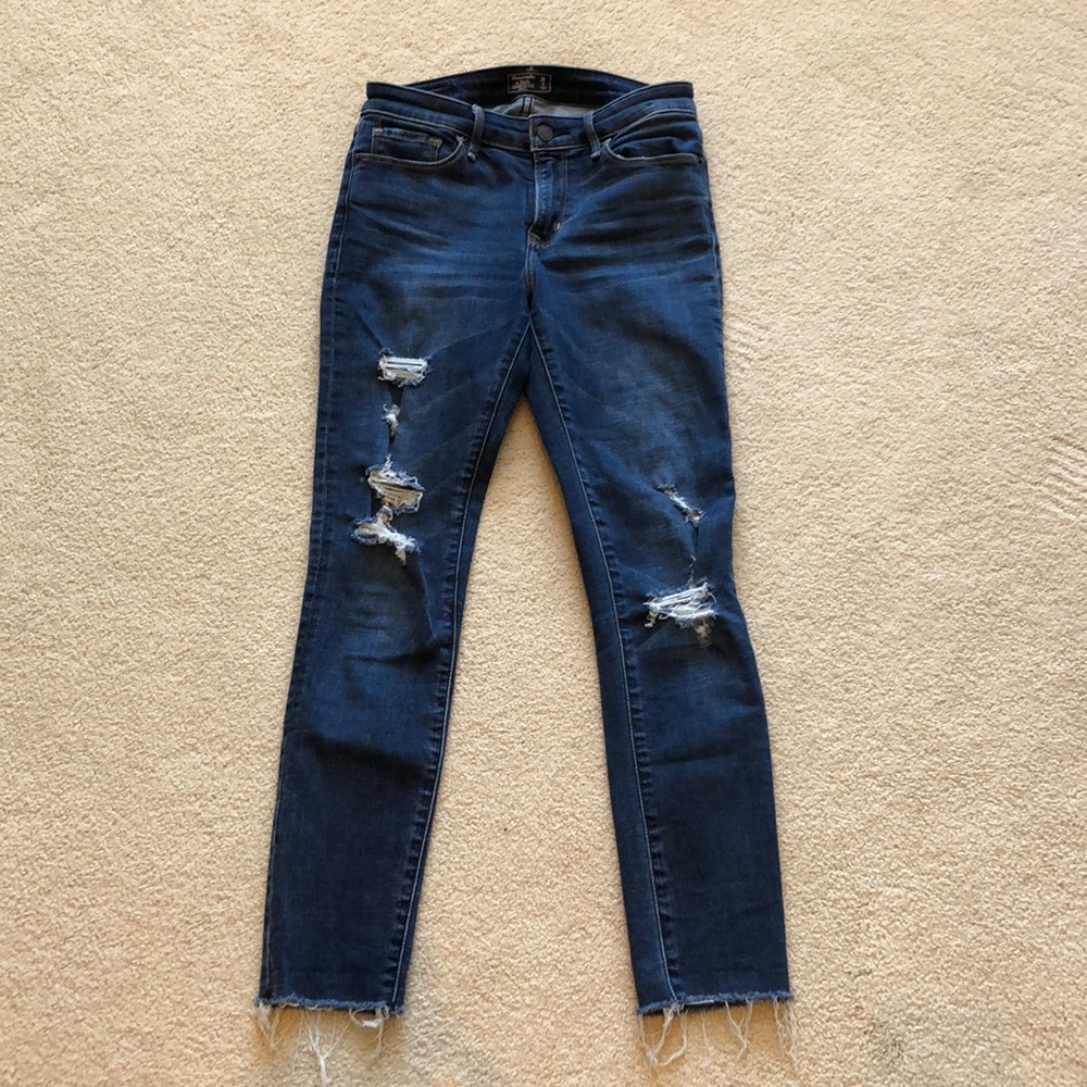 Abercrombie & Fitch Harper Low Rise Ankle Jean